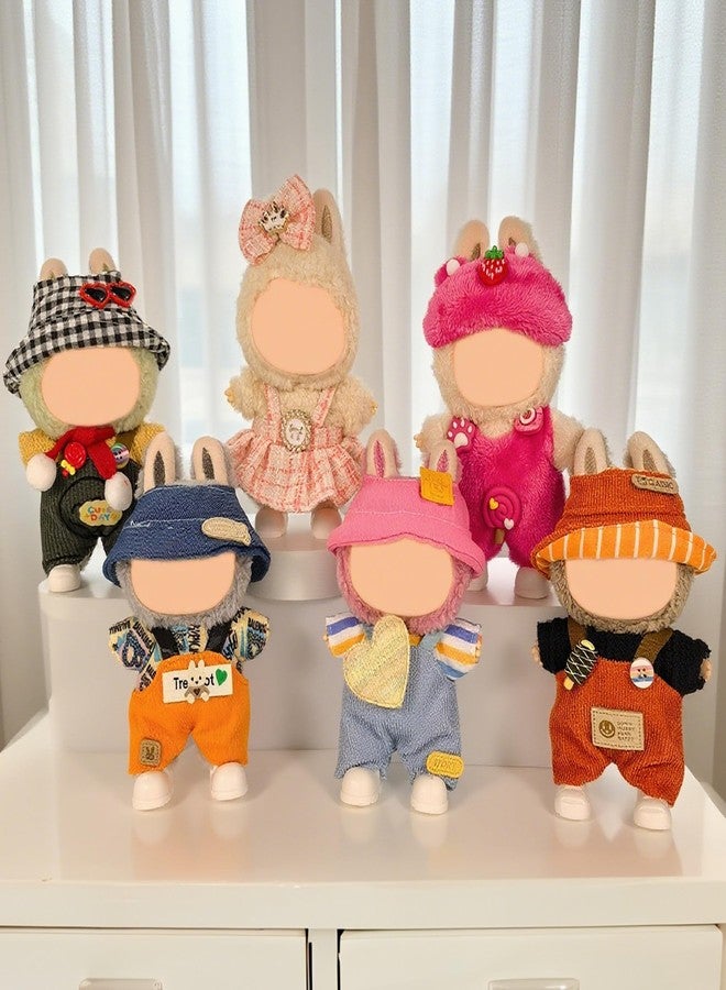 ibayda Total 6 Sets Various Style Cute Doll Clothes Accessories for 17cm Dolls - Soft & Stylish Costume Accessories (Doll Not Icluded) - Image 4